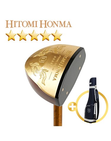 [2026년형] 협회공인인증 히토미혼마 5스타 파크골프채 PRIME GOLD+히토미혼마 하프백