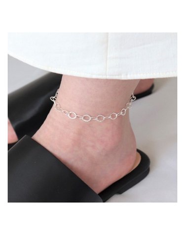 [Silver925] Cutting round anklet