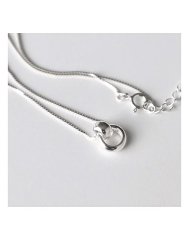 [Silver925] Neat circle necklace