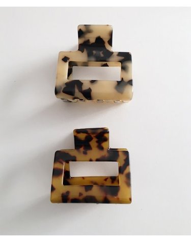 leopard print hair pin