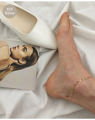 [925 Silver] Catcher Anklet L 11