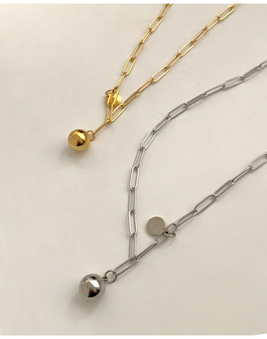 폭스타일 [써지컬] Love chain necklace N 121