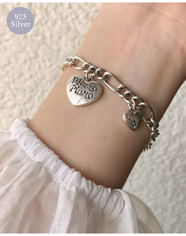 [925 silver] Piano bracelet C 04