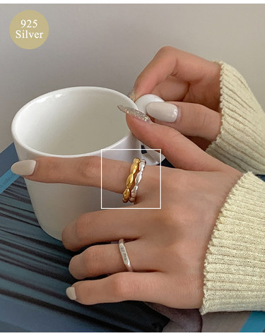 [925 silver] Rice ring B 13