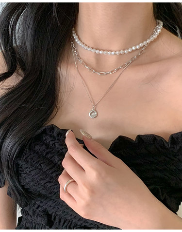 Freshwater Three Necklace N 142