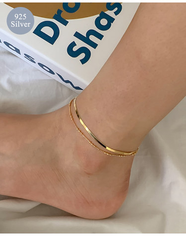 [925 silver] Letmy Anklet L 03