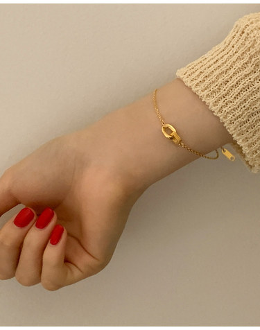 [써지컬스틸] Ellipse unit bracelet D 26