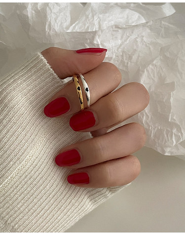[925 Silver] Two Ring B 26
