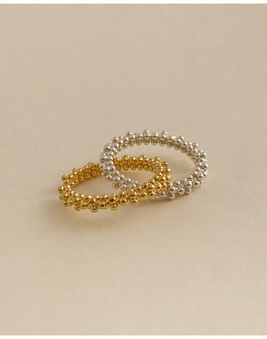 [925 Silver] Magic ball ring B 46