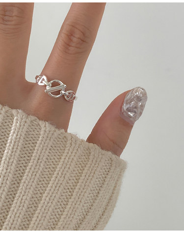 [925 Silver] Connecting ring B 01