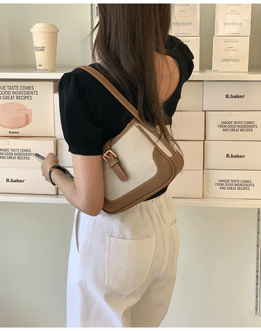 Muse canvas shoulder bag