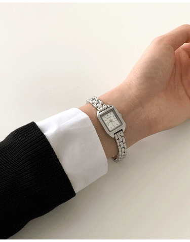 Modern Square Metal Watch