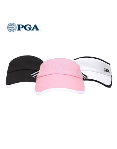 PGA 여성 해리 리본 썬바이져 골프모자 썬캡 PG0LCP52