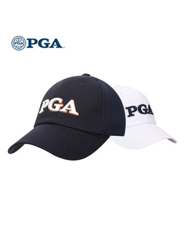 PGA 남성 볼륨 자수 로고 에어 메쉬 캡 골프모자 PG0MCP08