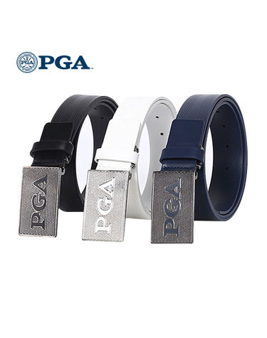 PGA 이태리 천연 통가죽 라인도트 남성 골프벨트 PG0MBT03