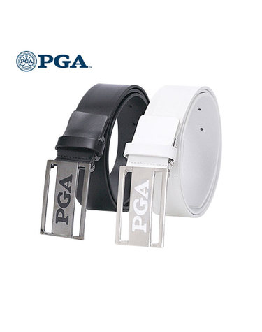 PGA 이태리 천연 통가죽 펀칭로고 남성 골프벨트 PG0MBT02