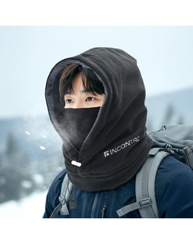 인콘트로 겨울 방한용 이중 후드넥워머