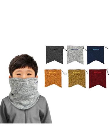 인콘트로 아동용 멜란지 보카시 니트 넥워머