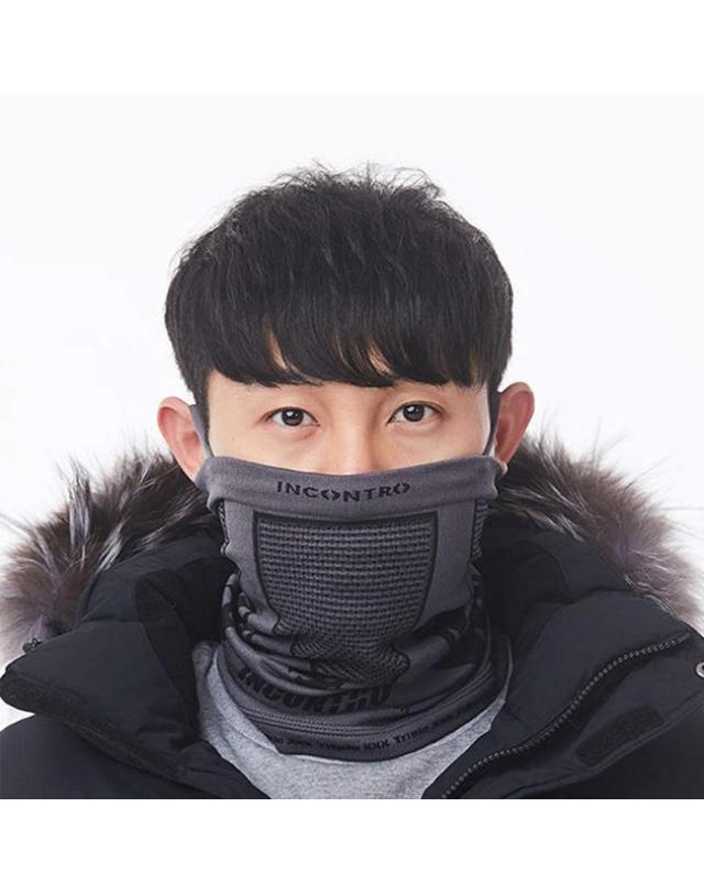 인콘트로 인콘트로 겨울 방한 귀걸이형 엑스밴드 마스크 넥워머 착용컷
