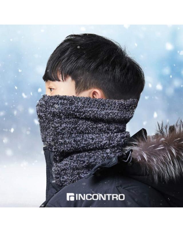 인콘트로 인콘트로 극세사 레저 겸용 수면 넥워머 착용컷