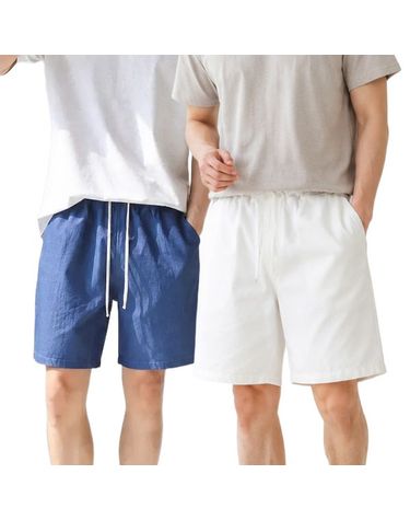 [보리보리] 남자 5부 반바지 밴딩 고무줄 여름바지 편한 데일리 쇼츠