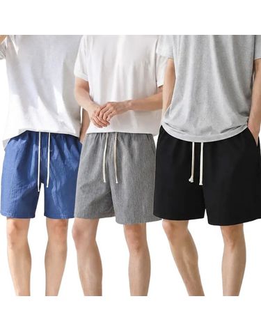[보리보리] 남자 밴딩 반바지 5부 여름 데일리룩 편한 쇼츠 고무줄바지