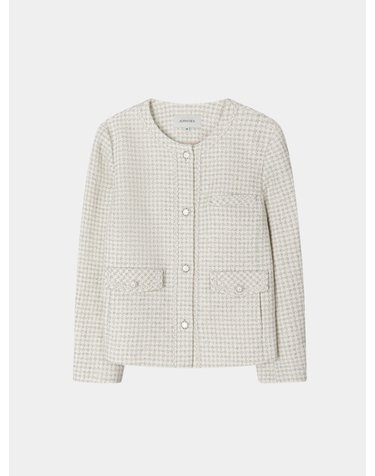 [요하넥스] 글리터 트리밍 자켓