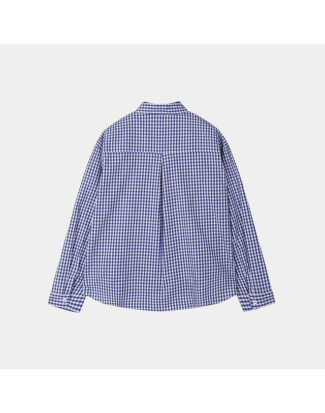 요하넥스 [요하넥스] 루즈핏 포켓 체크셔츠 착용컷