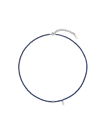 Pumpkin beads necklace (Lapis lazuli) BH7N4A721WB450