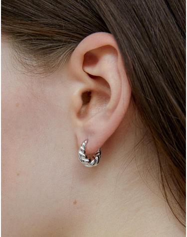 Shell bell one touch earrings S (White) BH7E56742WBXXX