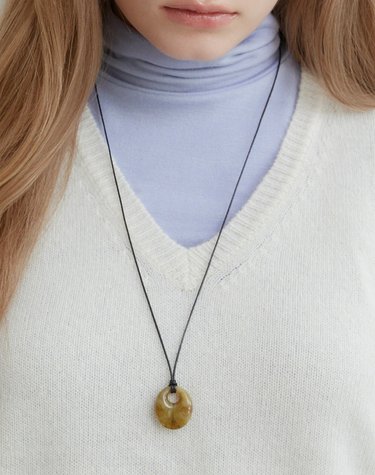 Amulet olive necklace BH7N5B817WS800
