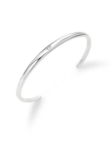 Star stone slim bangle (White) BH7B5B798WB