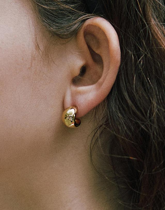 바이이에르 Luna full wide earrings (Yellow) BH2E33208YBXXX 착용컷