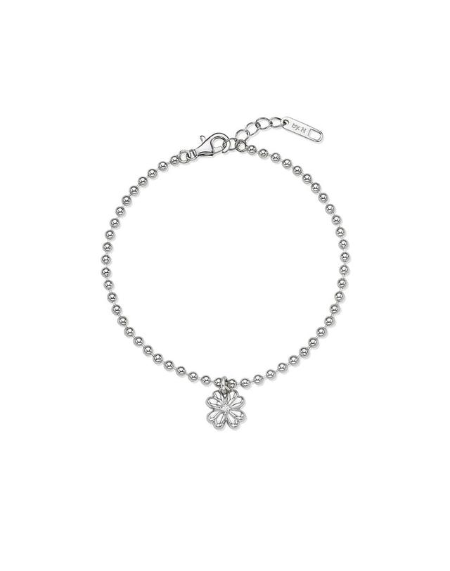 바이이에르 [925 silver] Clover ball chain bracelet (White) BH7B52711W9175 착용컷