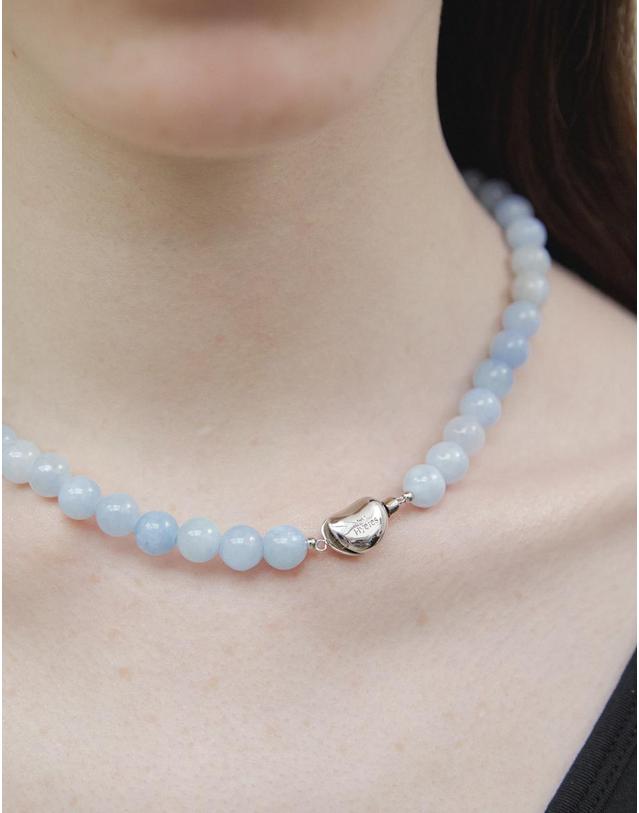 바이이에르 Cloudy bead necklace (White) BH7N56762WB420 착용컷