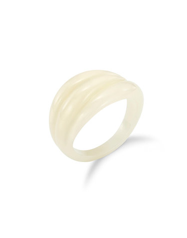 Echo shell formica ivory ring BH7R61713IV