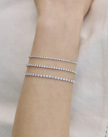 퓨어라인 new 테니스 팔찌 1.5mm (White) BH7B66819WB190