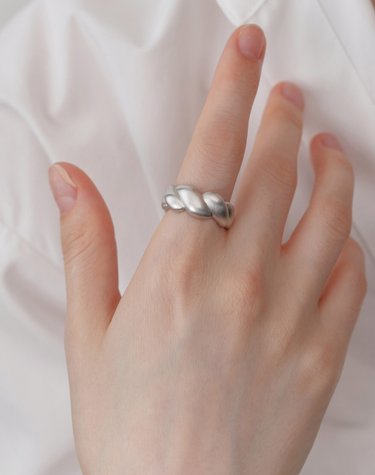 청키 로프 반지 (Matte) BH7R56731MB