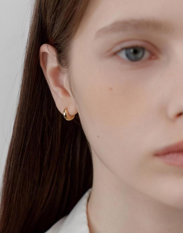 바이이에르 [925 silver] Solar pebble earrings (Yellow) BH7E5B804Y9XXX 착용컷