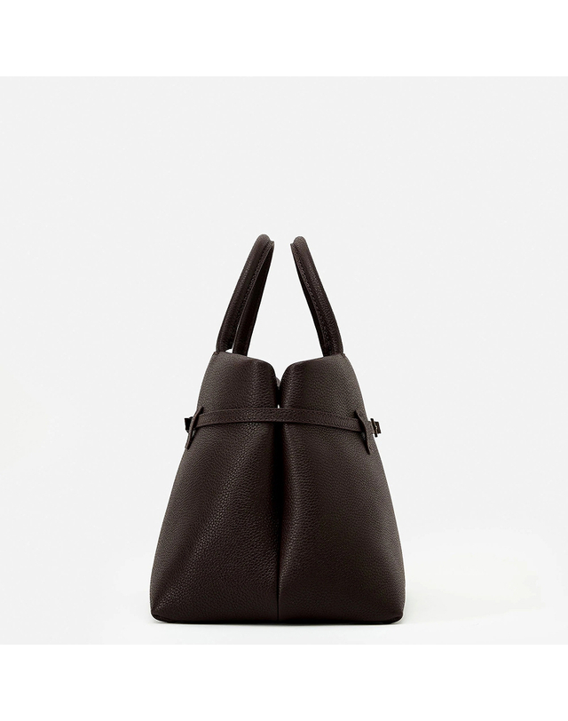 마누 아틀리에 (내일도착) 마누 아틀리에 르깜봉 35 토트백 딥브라운 LE CAMBON 35 DEEP BROWN 착용컷