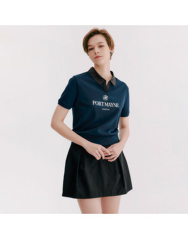 [포트메인] T3122PSK01 BK 레스트 벌룬 여성 스커트