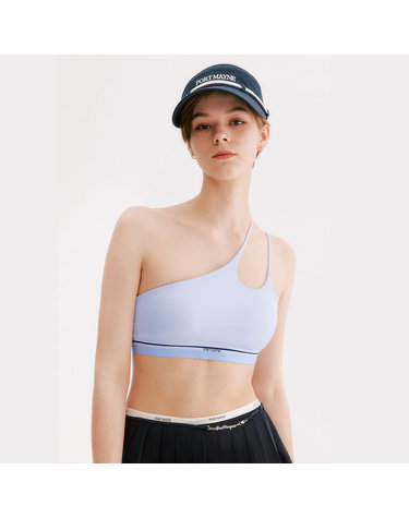 [포트메인] T3122LBR01 SB 언발란스 여성 숏 브라탑