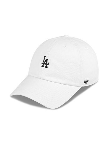 47브랜드 LA 다저스 스몰 로고 MLB 엠엘비 볼캡 야구 모자 B-BSRNR12GWS-WHB