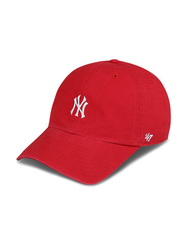 47브랜드 뉴욕 양키스 NY 스몰 로고 MLB 엠엘비 볼캡 야구 모자 레드 B-BSRNR17GWS-RDA