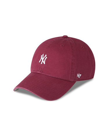 47브랜드 뉴욕 양키스 NY 스몰 로고 MLB 엠엘비 볼캡 야구 모자 카디널 B-BSRNR17GWS-CA