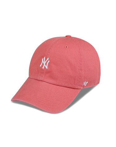 47브랜드 뉴욕 양키스 NY 스몰 로고 MLB 엠엘비 볼캡 야구 모자 아일랜드 레드 B-BSRNR17GWS-IRA