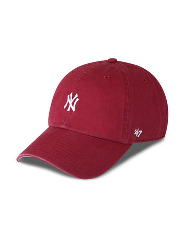 47브랜드 뉴욕 양키스 NY 스몰 로고 MLB 엠엘비 볼캡 야구 모자 다크 레드 B-BSRNR17GWS-DR