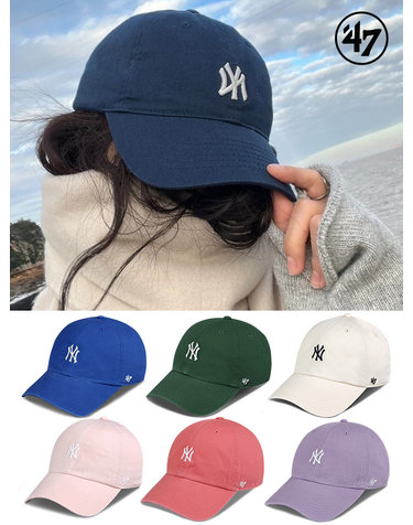 47브랜드 뉴욕 양키스 NY 스몰 로고 MLB 엠엘비 볼캡 야구 모자 모음 33종택1