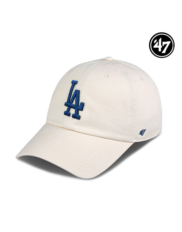 47브랜드 47브랜드 LA 다저스 빅로고 MLB 엠엘비 볼캡 야구 모자 샌드 스톰 B-NLRGW12GWS-Y0B 착용컷