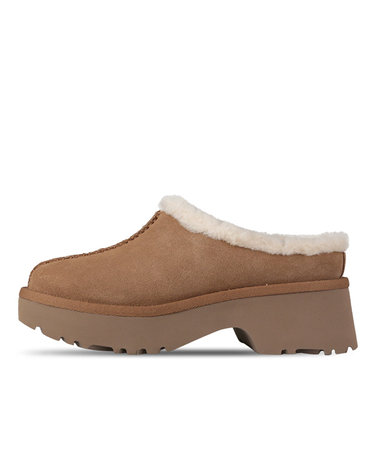 어그 UGG 뉴 하이츠 코지 클로그 체스트넛 여성 겨울 방한 슬리퍼 1162510-CHE